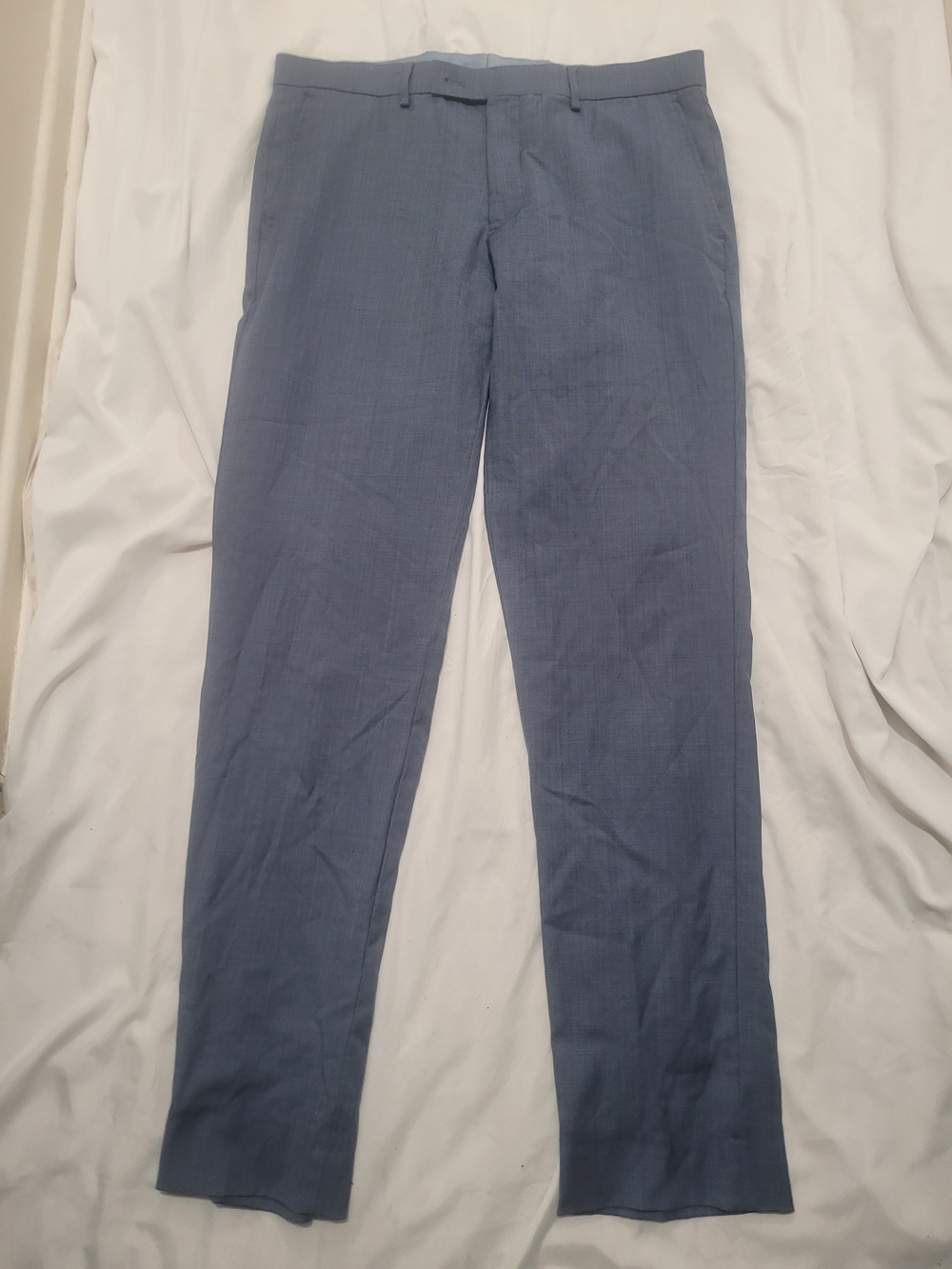 Kenneth Cole Light Blue Dress Pants - Slim Fit